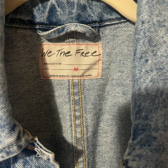 NWT Free People Avery Denim Jacket - Picture 5 of 5